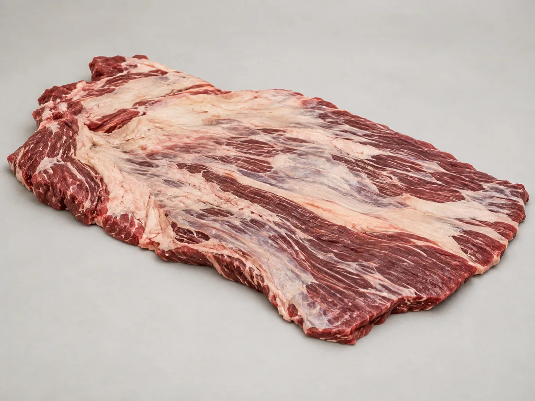 Female beef flank quarter product