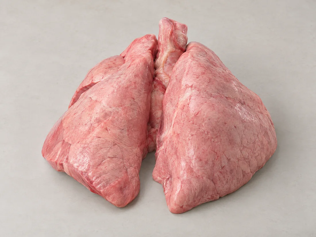 Beef lung product