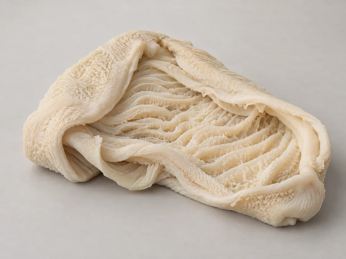Beef stomach — abomasum (bible), supplier label product