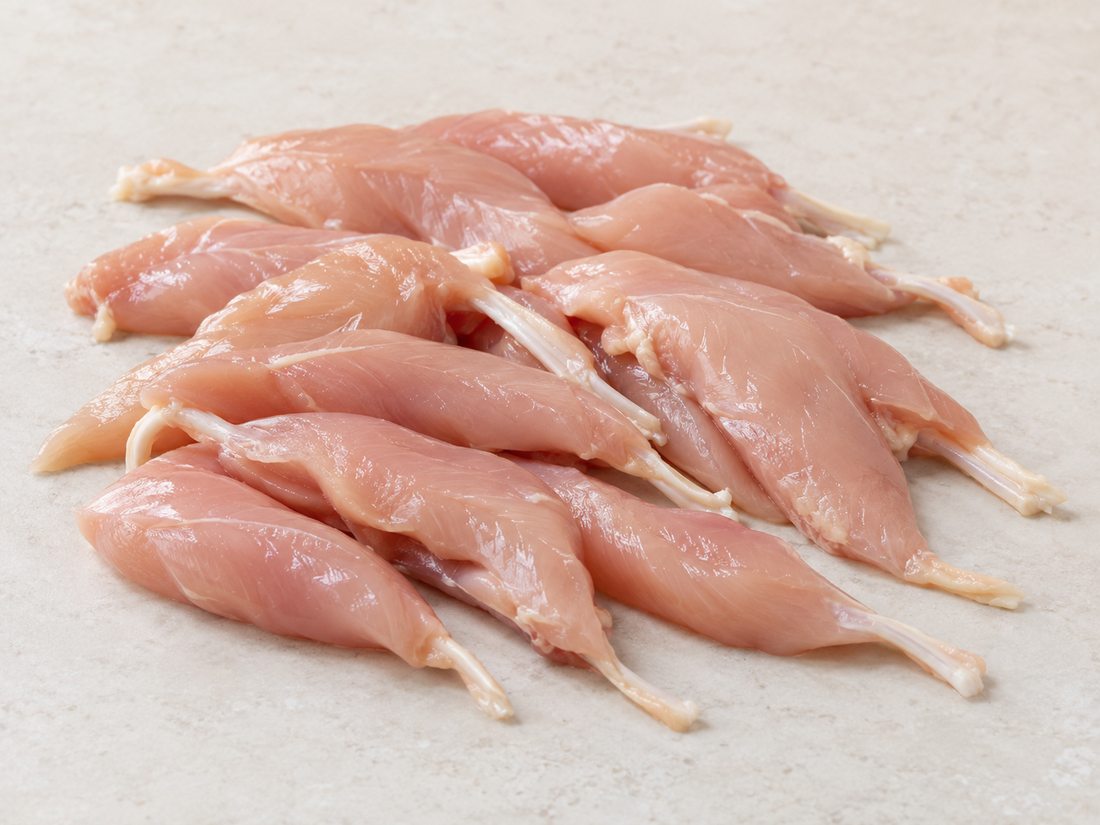 Chicken inner fillets - tendon on product