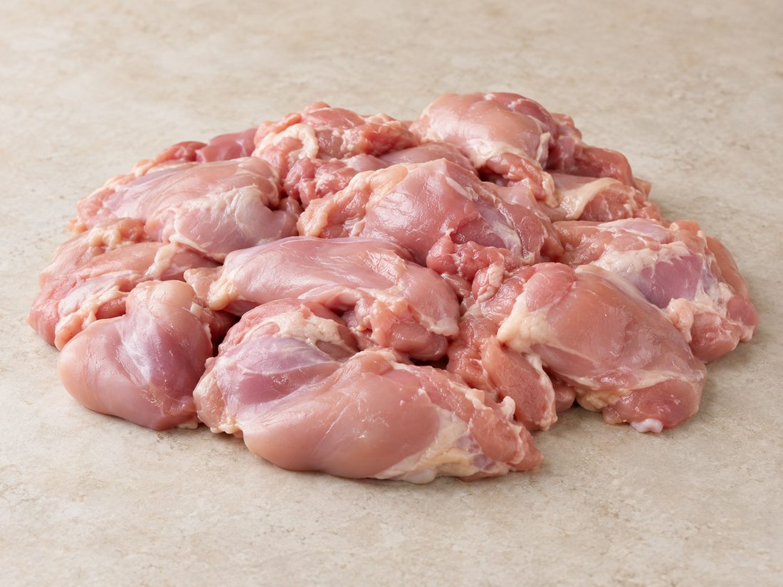 Chicken boneless leg meat - skinless product