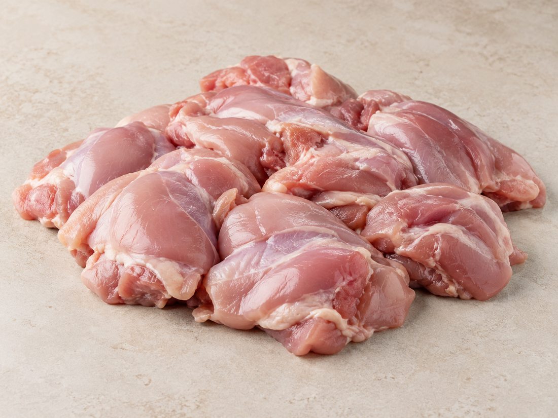 Chicken boneless leg meat - skinless product