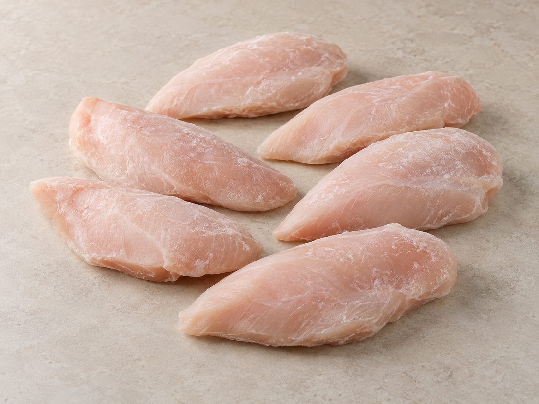 Chicken breast fillet without inner - calibrated product