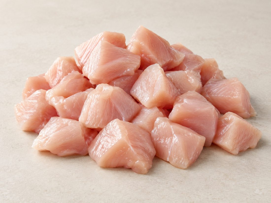 Chicken breast dice - natural product