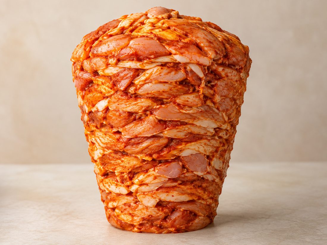 Chicken Leg meat Kebab Red sauce product