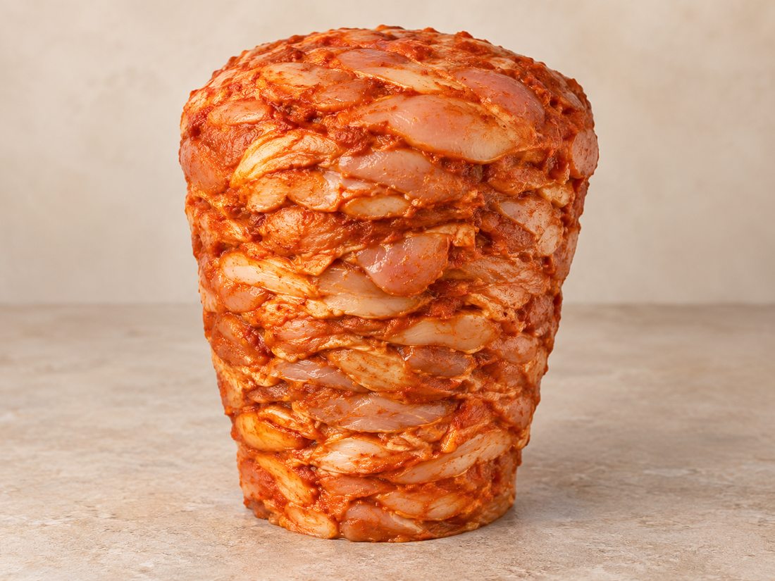 Chicken Leg meat Kebab Red sauce product