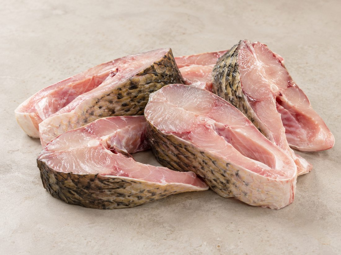 Carp steaks product