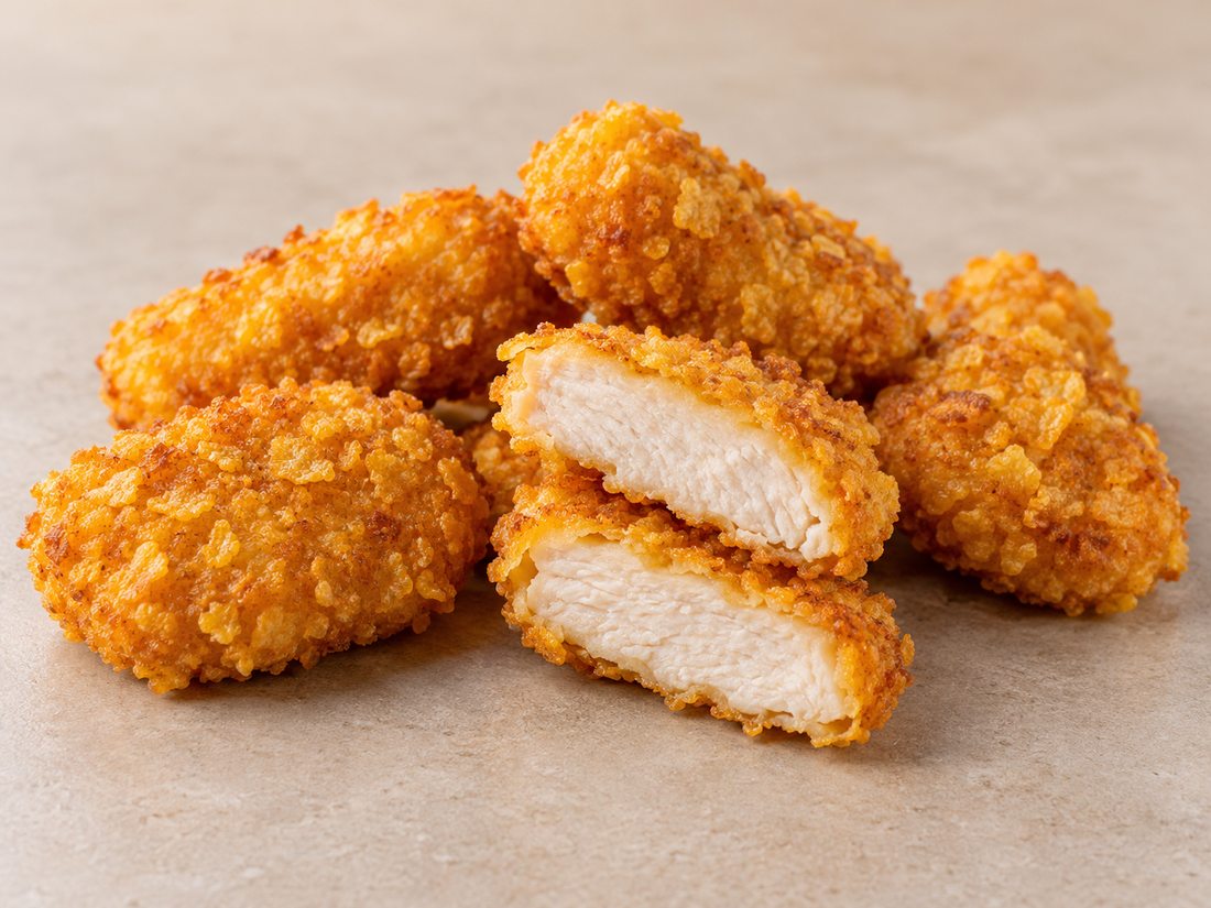 Cornflakes chicken nuggets product