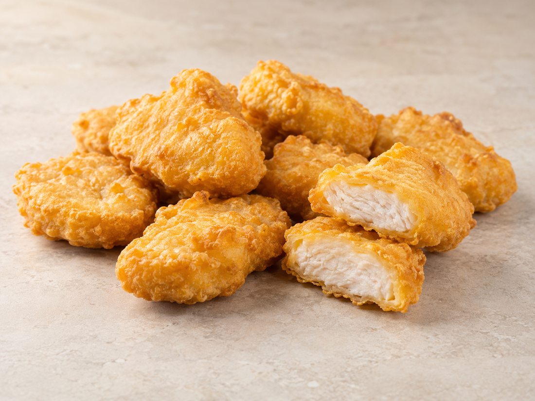 Chicken nuggets tempura product