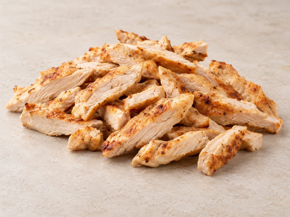 Chicken strips roasted - 12 mm product