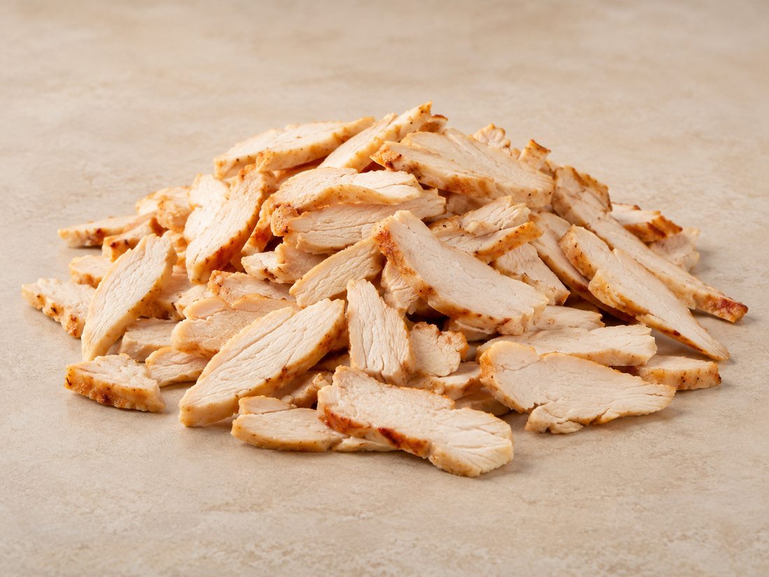 Chicken breast slices roasted - 5 mm product