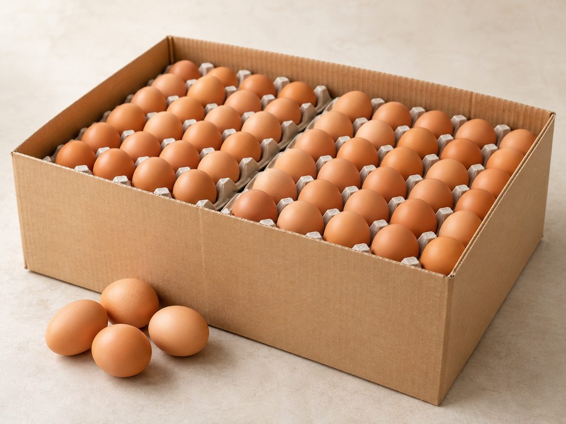 Chicken shell eggs - bulk, size M product
