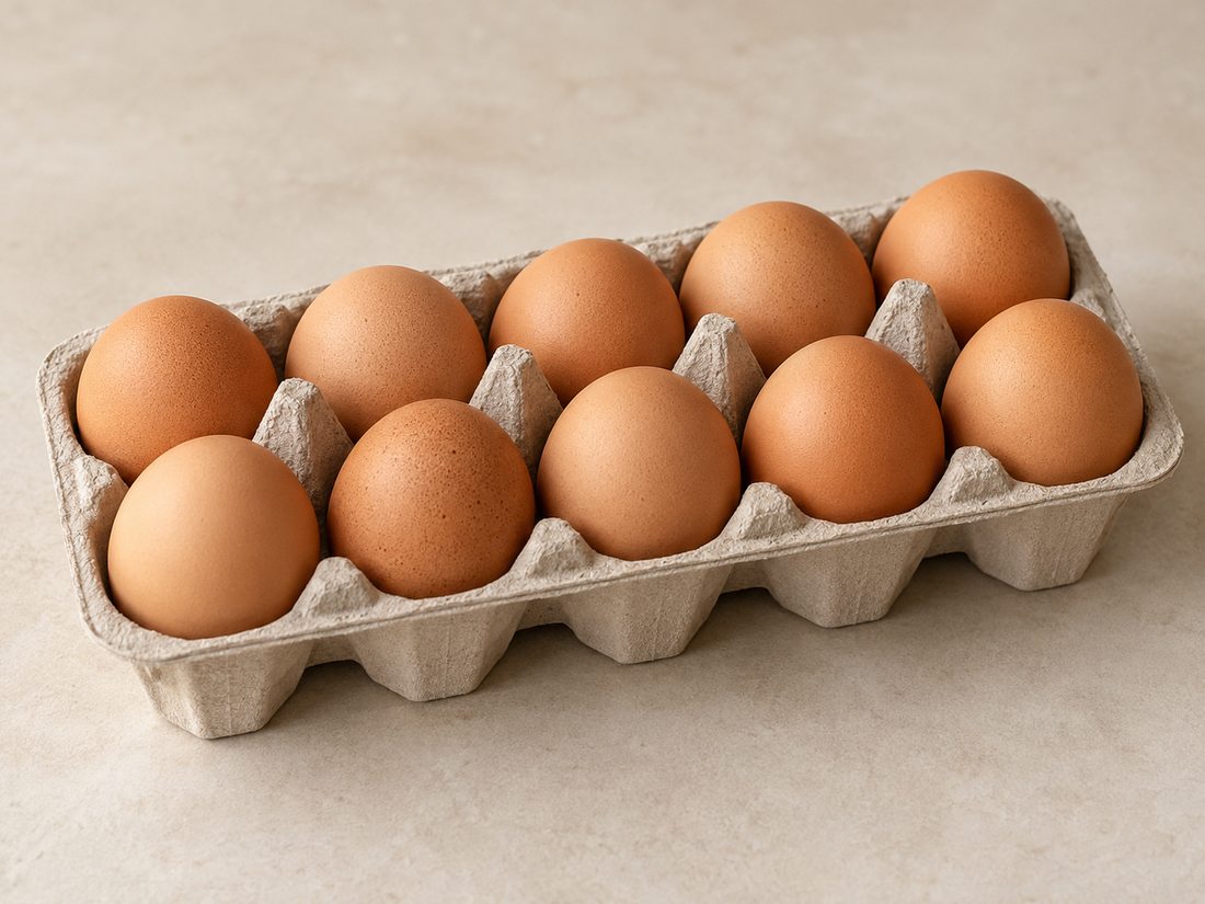 Chicken shell eggs - box of 10, size L product