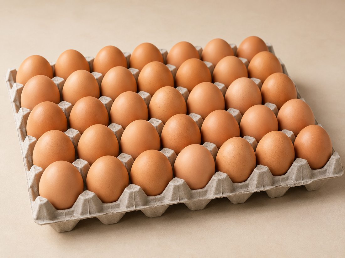 Chicken shell eggs - tray of 30, size L product