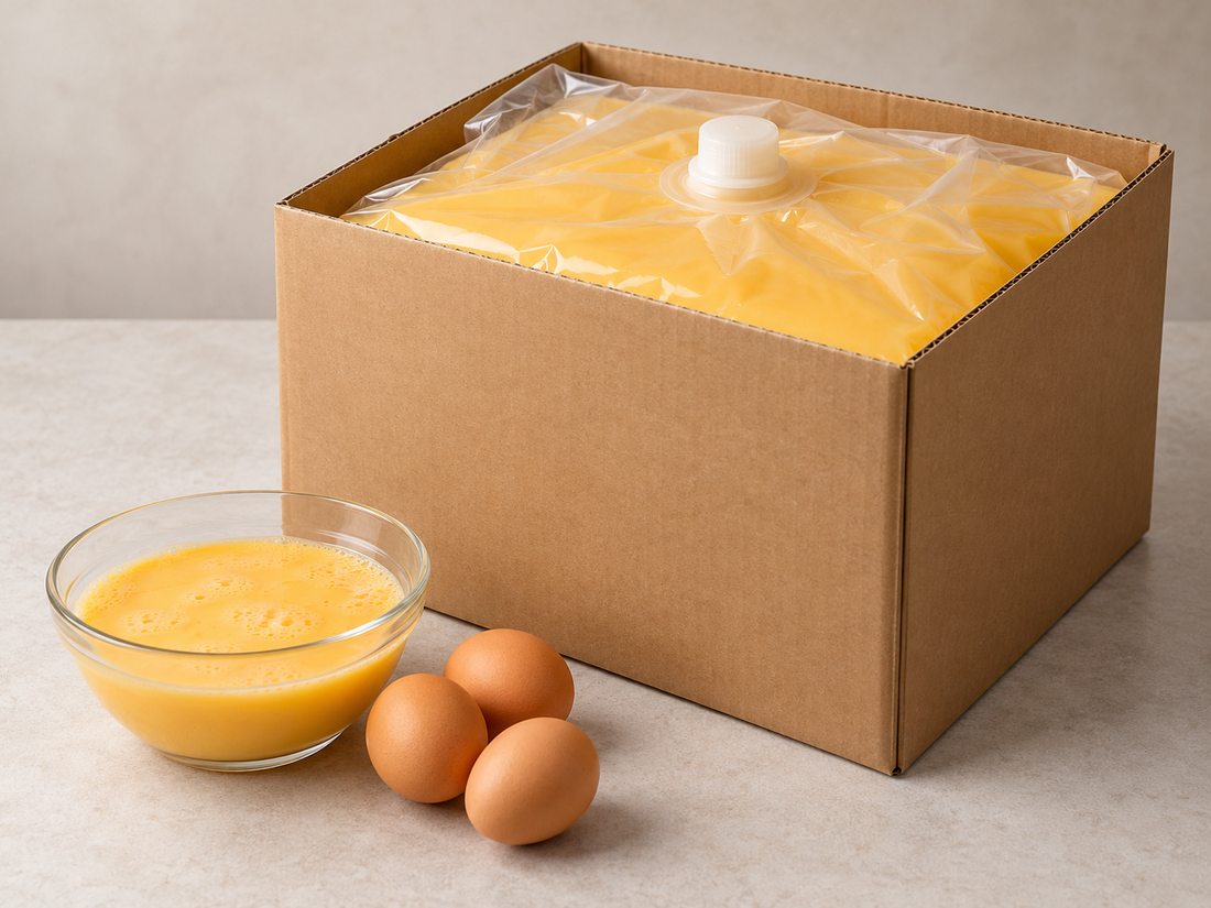 Pasteurised chilled liquid whole egg - 10 kg product