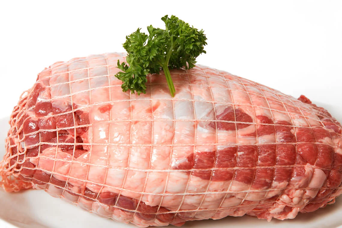 Boneless lamb leg product