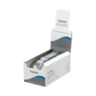 Agglomerated decaf soluble coffee product