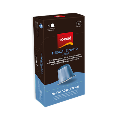 Decaf aluminium capsule product