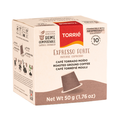 Intense espresso — home-compostable capsule product